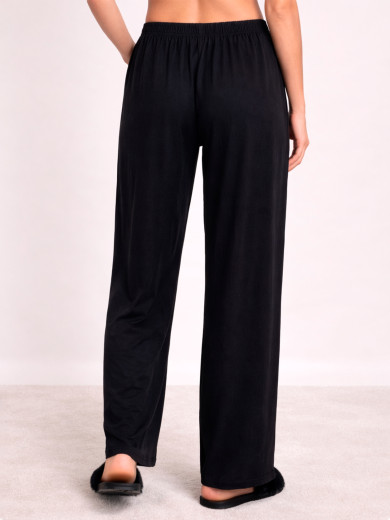 Черные женские штаны из вискозы Roksana 1894-67111