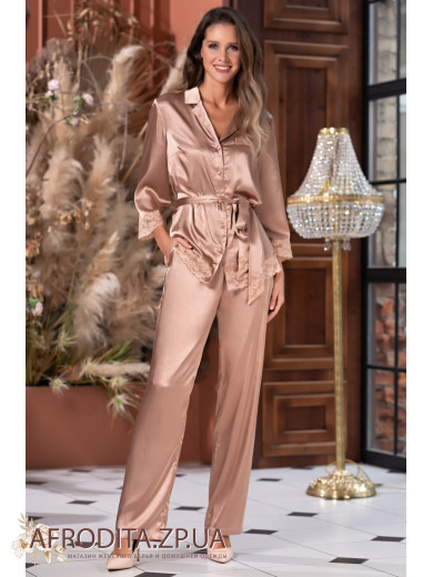 Пижама женская с брюками "Виктория" 7106