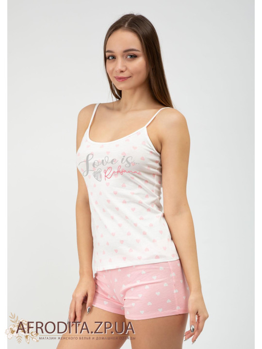 Жіноча піжама з шортами 837-12530