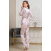 Жіноча піжама-трійка шовкова із брюками Селін 3718