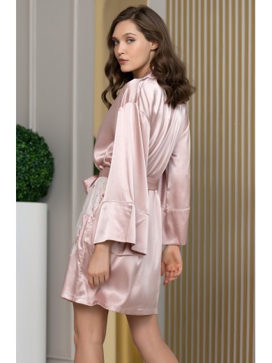 Жіночий шовковий халат Фелліні 3913-1