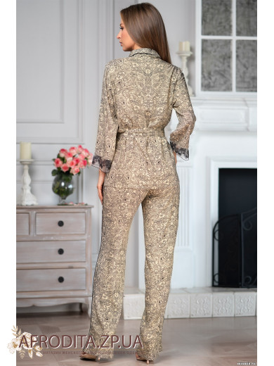  Жіноча піжама зі штанами "Домініка" 1266