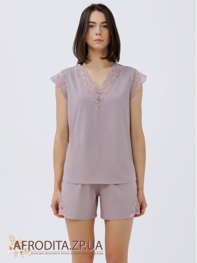 Жіноча піжама із шортами Roksana 82772