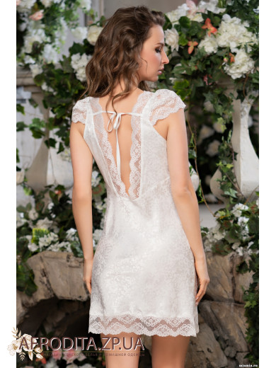 Женская ночная сорочка белая "Беатриче" 2194