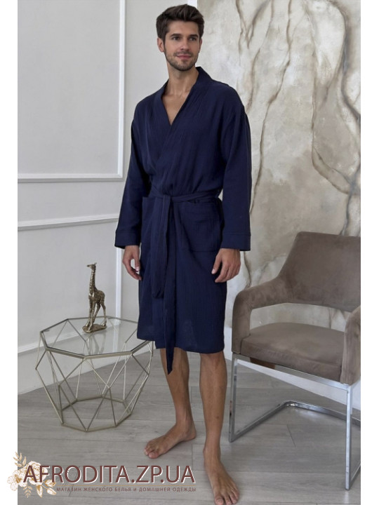 Муслиновый мужской халат Cosy 82719