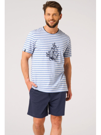 Чоловіча піжама з шортами Key 82832