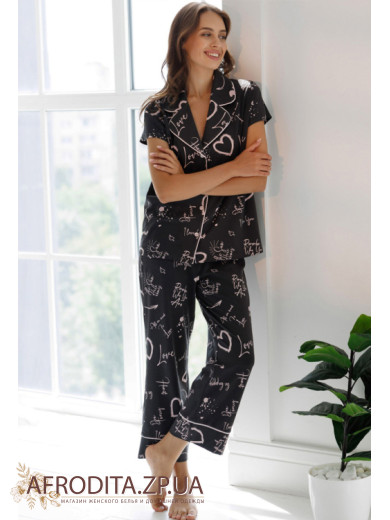 Женский домашний комплект из хлопка Roksana 82711