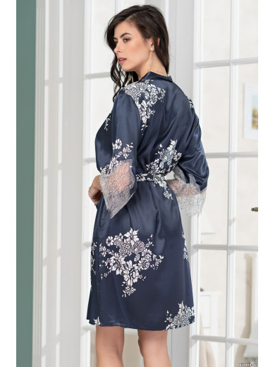 Жіночий шовковий халат "Александрія" 3573-1