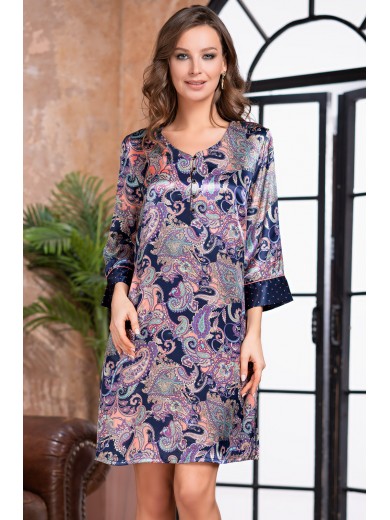 Домашня шовкова туніка "Эттро" 3505