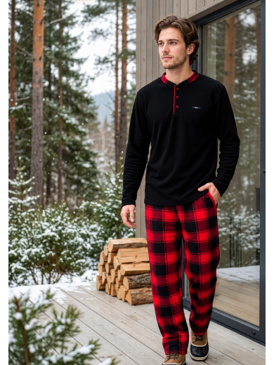 Мужская теплая пижама PIJAMONI PJ6100-3