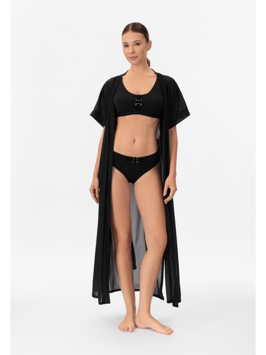 Черная пляжная туника Marc & Andre CU26-06