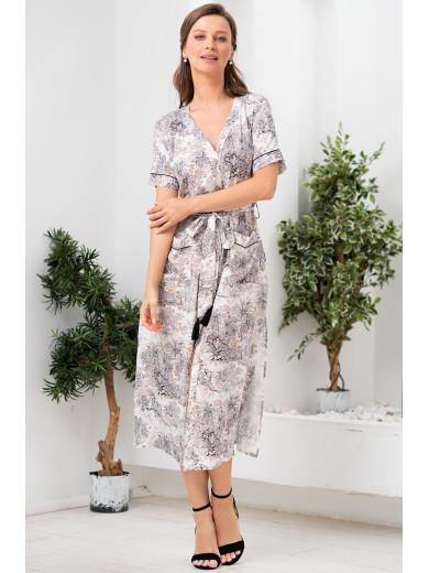 Довга сукня-халат "Еліфант" 1698