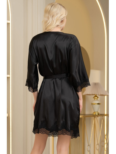 Жіночий шовковий халат Аріана 3943