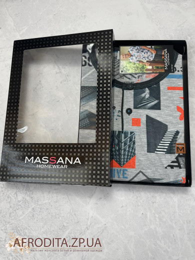 Піжама чоловіча з шортами Massana P231337