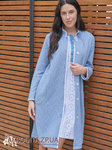 Жіночий халат на гудзиках Massana L736280