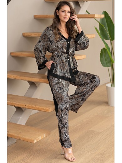 Піжама жіноча з брюками Селеста 4046