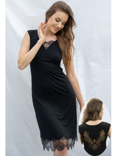 Жіноча нічна сорочка Shato 2310 темно-синій