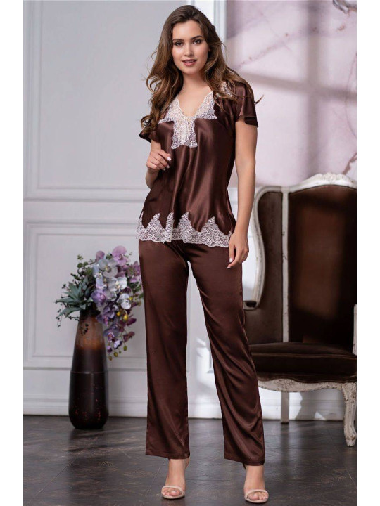Шовкова жіноча піжама зі штанами "Marilin" 3106