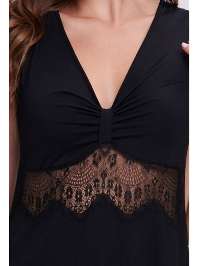 Жіноча нічна сорочка Shato 2710 чорний