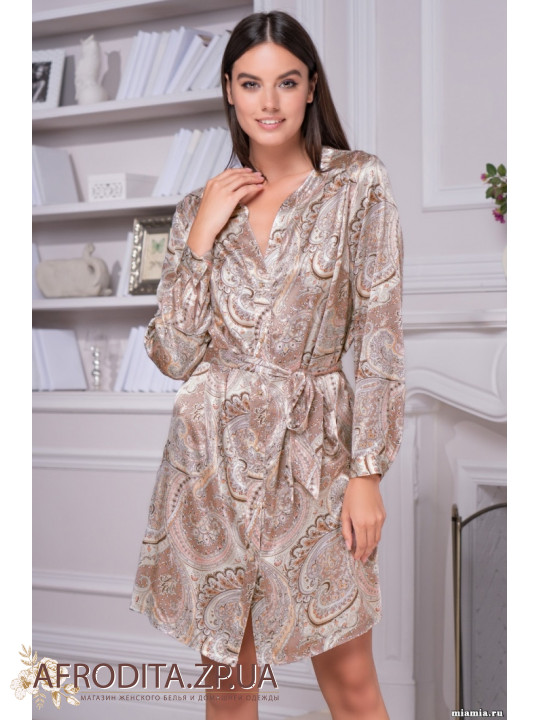 Халат на пуговицах "Клементина" 3455