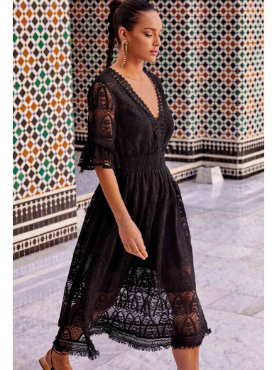 Довга літня сукня Iconique IC24-136