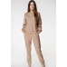Жіночий костюм зі штанами Wiktoria 1118 бежевий