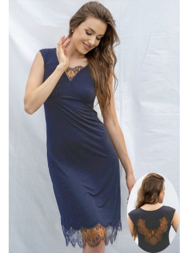 Жіноча нічна сорочка Shato 2310 чорна