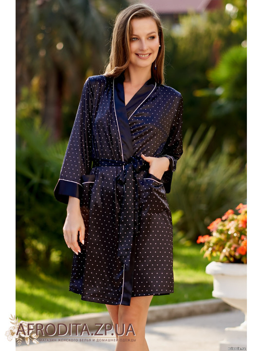 Атласный халат "Дороти" 8703