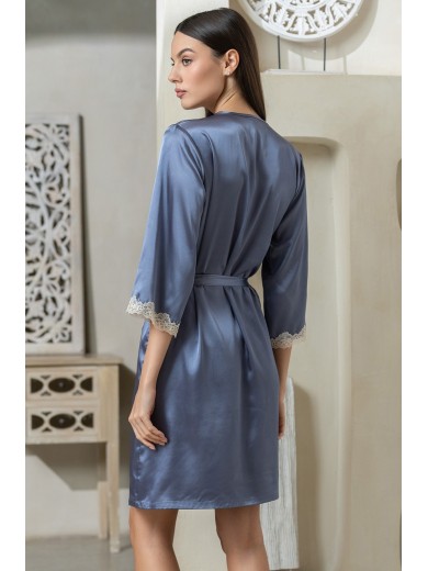  Атласний жіночий халат "Джулія" 8733-4