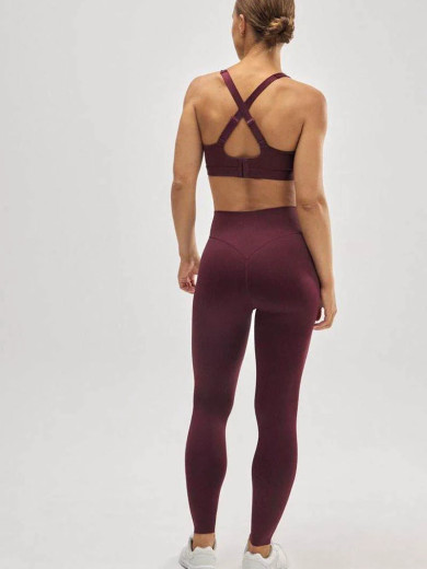 Бордовые лосины Ysabel Mora 108837