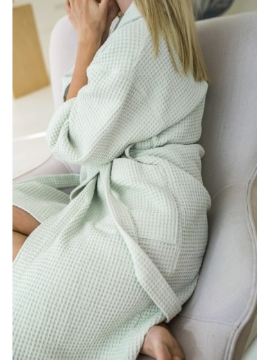 Женский халат из фактурного хлопка Cosy 82787