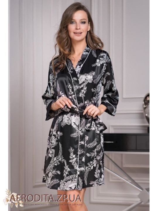 Жіночий шовковий халат "Міріам" 3483