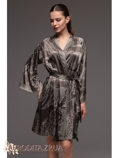 Женский шелковый халат Аиша 4313