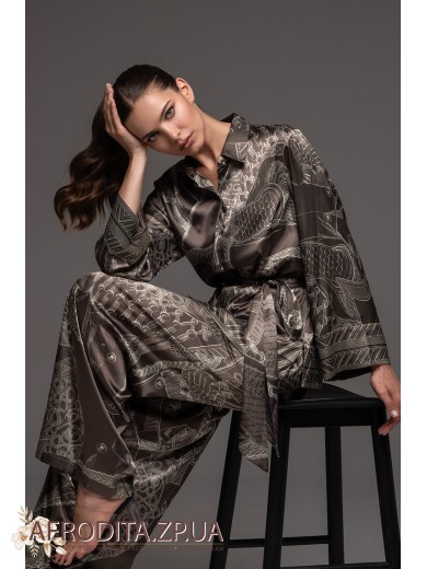 Женская шелковая пижама Аиша 4326