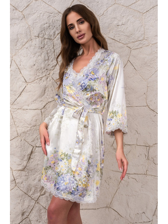 Жіночий шовковий халат "Ліліанна" 5993