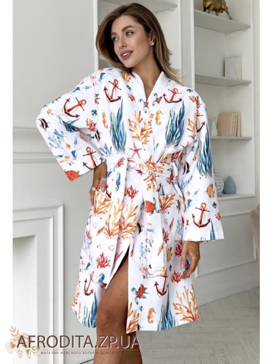 Женский махровый халат Cosy 82747