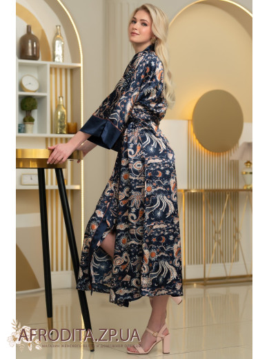 Жіночий довгий халат Зодіак 7289