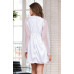 Короткий женский халат белый "Палома" 17483