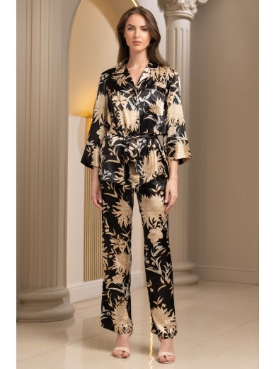 Жіночий шовковий комплект Ельмір 4266