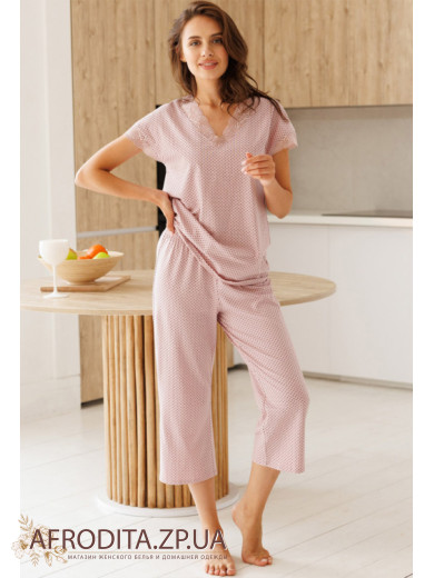 Женская пижама Roksana 82751 из хлопка