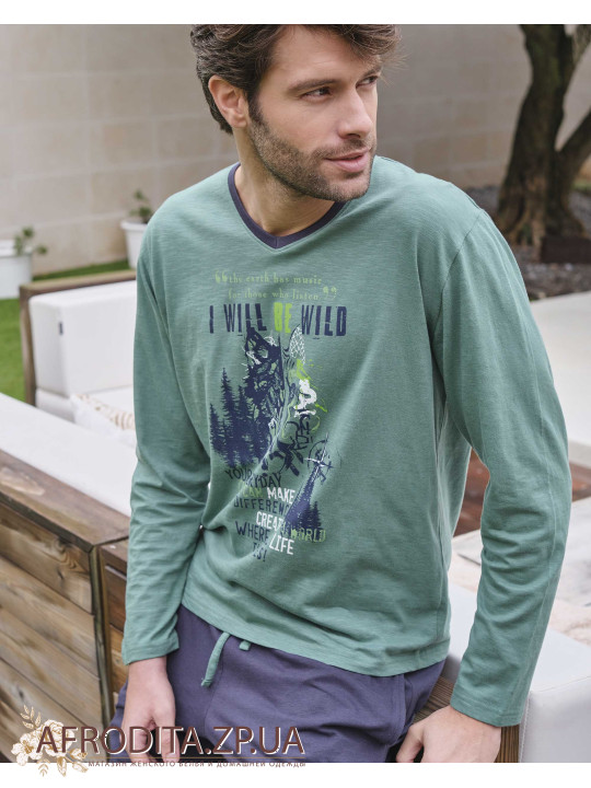 Чоловіча піжама зі штанами Massana P731328