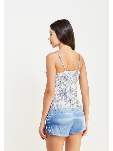  Піжама з шортами шовкова "Дольче Віта" 5912