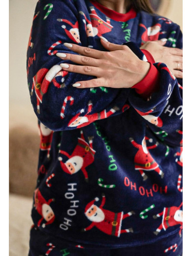 Пижама женская из флиса со штанами Cosy 82655